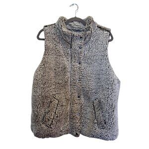 Thread & Supply Grey Fuzzy Vest